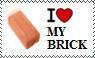 I love my brick stamp