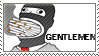 Gentlemen spy stamp