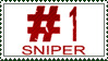 #1 Sniper stamp