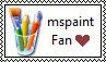 Ms paint lover stamp